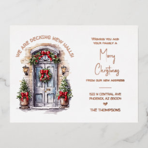 Navidades que mueven Invitación Rosa de la tarjeta