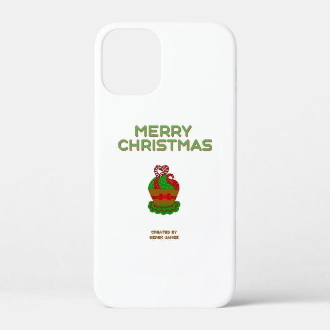 Navidades quequito iPhone Apple 12 Mini Funda (Reverso )