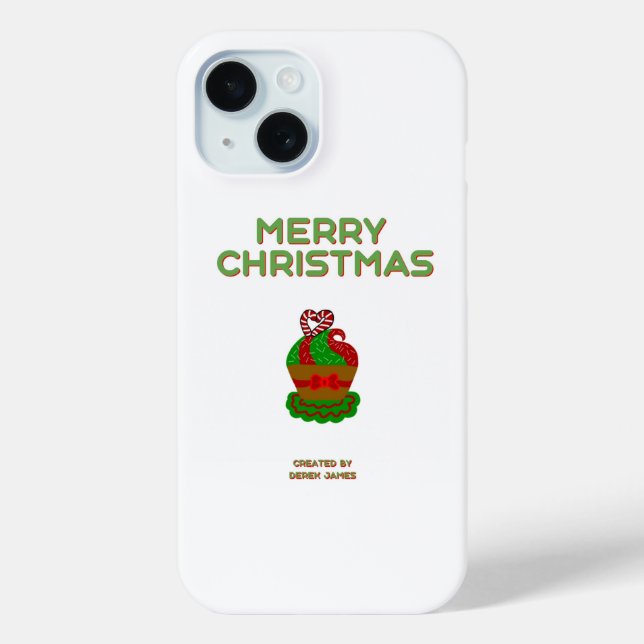 Navidades quequito iPhone Apple 15 Funda (Reverso )