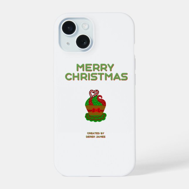 Navidades quequito iPhone Apple 15 Funda (Reverso )
