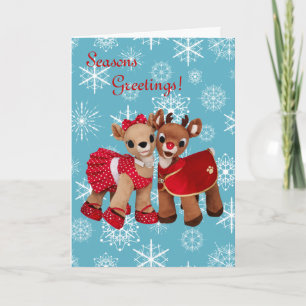 navidades raindeers tarjetas de felicitación MUEST