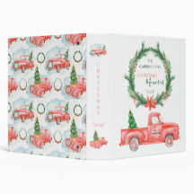 Navidades Recuerdos Nombre de familia Camión Rojo