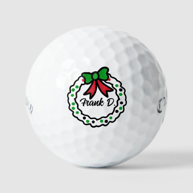 Navidades regalan bolas de golf, personalizadas (Anverso)