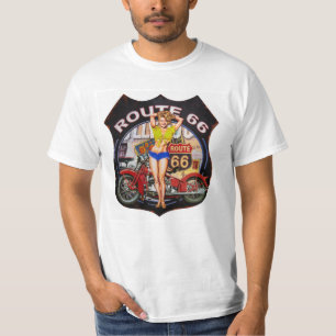 Navidades Regalo Moda RUTA 66 Novedad camiseta