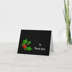 Navidades regalo Nota de agradecimiento