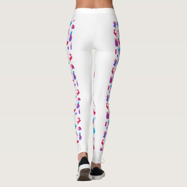 Navidades regalos patrones leggings (Reverso)