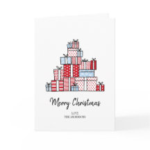 Navidades Regalos Tarjeta de felicitación de vacac