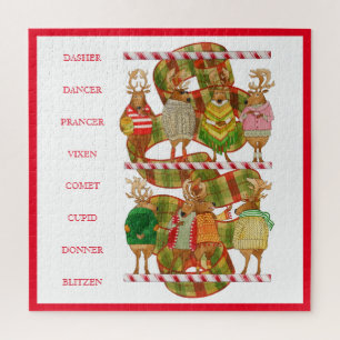 NAVIDADES REINDEER 20x20 rompecabezas