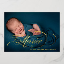 Navidades Relieve metalizado Merrier foto anuncio 