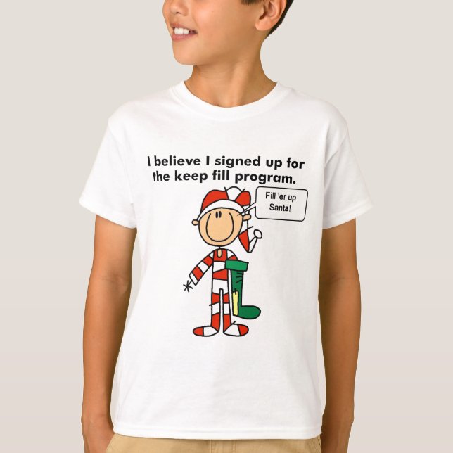 Navidades Rellenar camisetas y regalos del program (Anverso)