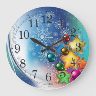 Navidades Reloj de pared