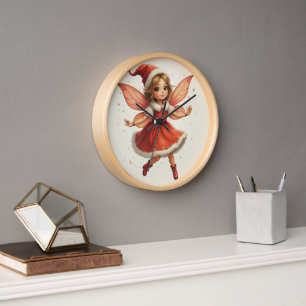 Navidades Relojes de pared de hadas