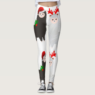 navidades renos alpacas leggings