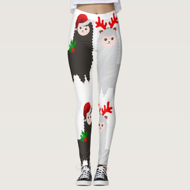 navidades renos alpacas leggings (Anverso)