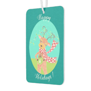 Navidades renos ambientadores de aire de coches