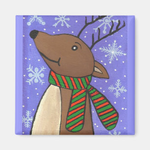 Navidades Renos - imán de vacaciones