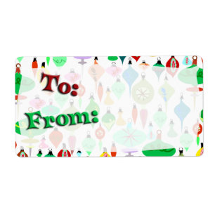 Navidades Retro A Desde Etiquetas