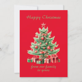 Navidades retro - Árbol de Navidad anticuado