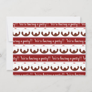 Navidades retro rojos y blancos invitan al fiesta 