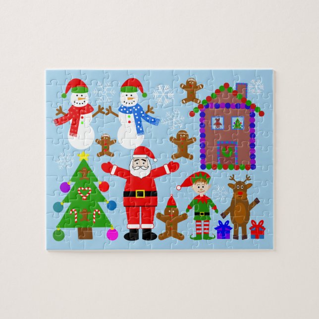 Navidades reuniéndose #2 Rompecabezas (Horizontal)