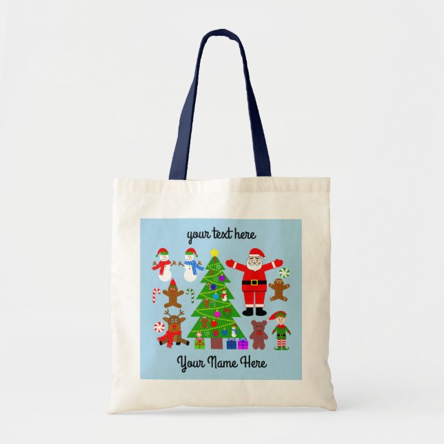 Navidades reuniéndose #3 Bolsa Tote (Frente)