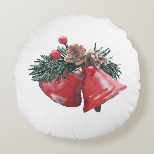 Navidades rodean a la almohada - Anillo en la aleg
