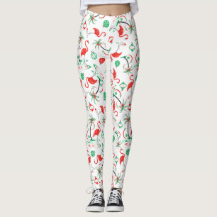 Navidades rojos Flamingo Multi leggings