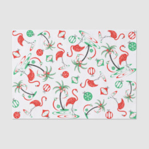 Navidades rojos Flamingo Papel multitisular