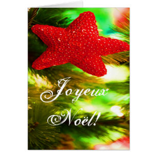 Navidades rojos Joyeux Noel Estrella III