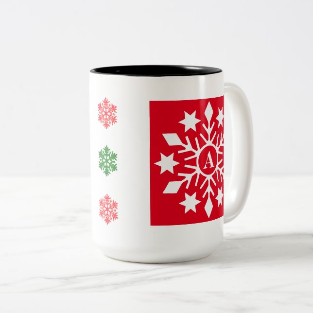 Navidades rojos verdes en invierno con copas de ni (Anverso derecho)