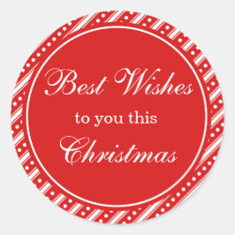 Navidades rojos y blancos Pegatinas de etiquetas d