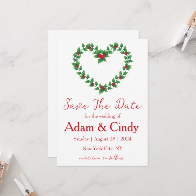 navidades rojos y verdes guardan las tarjetas de f (Anverso/Reverso In Situ)