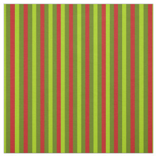 Navidades rojos y verdes rayas Tela