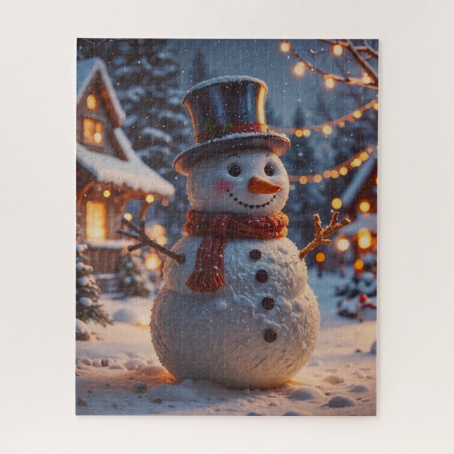 Navidades Rompecabezas de Snowman (Vertical)