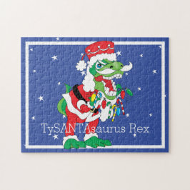 Navidades Rompecabezas TySANTAsaurus Rex Personali
