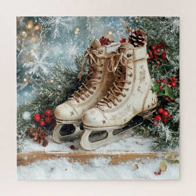Navidades Rompecabezas Vintage (Vertical)