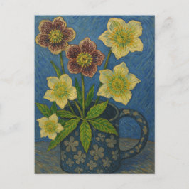 Navidades Rosa postal