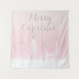 Navidades rosados Tapiz de las maravillas