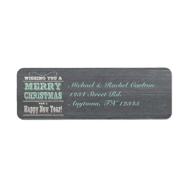 Navidades rusos devuelven etiquetas de dirección (Frente)