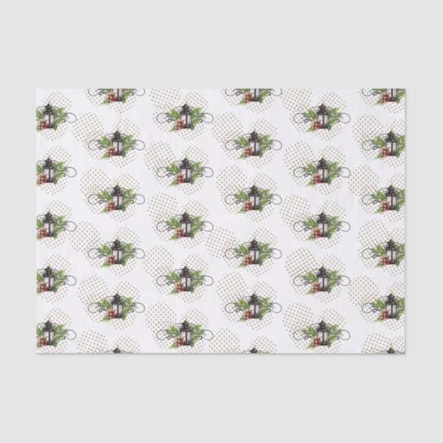 Navidades rusos escenan papel de timbre de lintern (Anverso)
