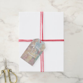 NAVIDADES Sagrada Familia - Etiqueta de regalo