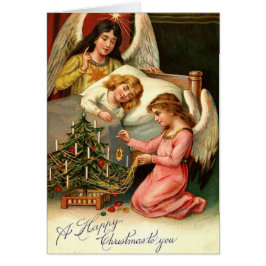 Navidades sagrados Niños Angels Vintage