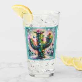Navidades Saguaro Cactus Whimsical Snowflakes