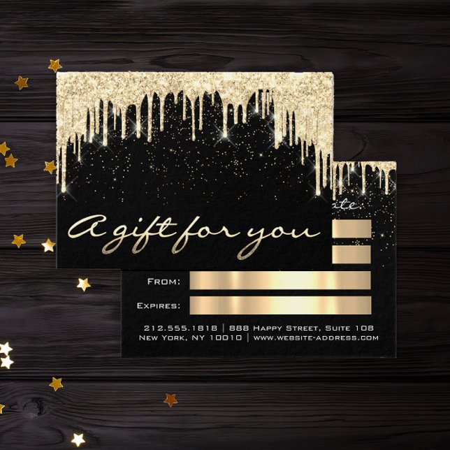 Navidades Salón de belleza Cabello de oroConfetti  (Christmas Beauty Salon Hair GoldConfetti Gift Drip)