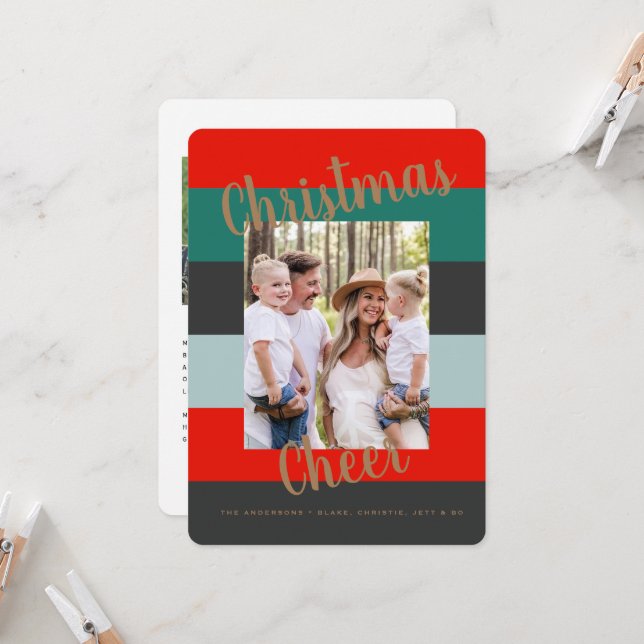 Navidades saludan a moderna foto de colegio (Anverso/Reverso In Situ)