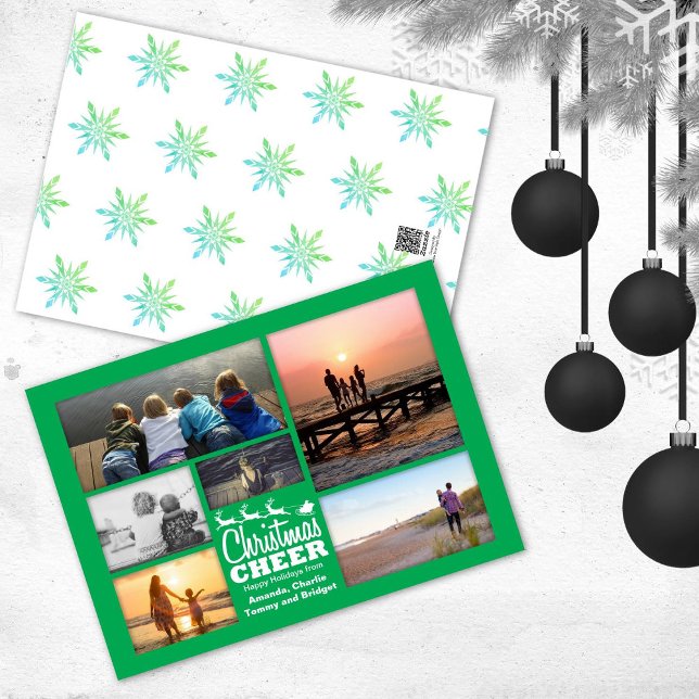 Navidades saludan tarjeta fotográfica de vacacione (Subido por el creador)