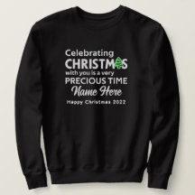 Navidades Saludando a los hombres sudadera ALCM201