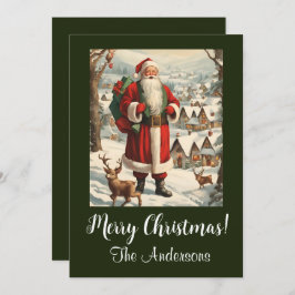 Navidades Santa 13 ¡Feliz Navidad! tarjeta de navi