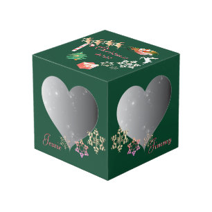 Navidades Santa 4 Fotos marcos de corazón