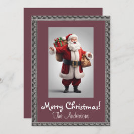 Navidades Santa 5 ¡Feliz Navidad! tarjeta de navid